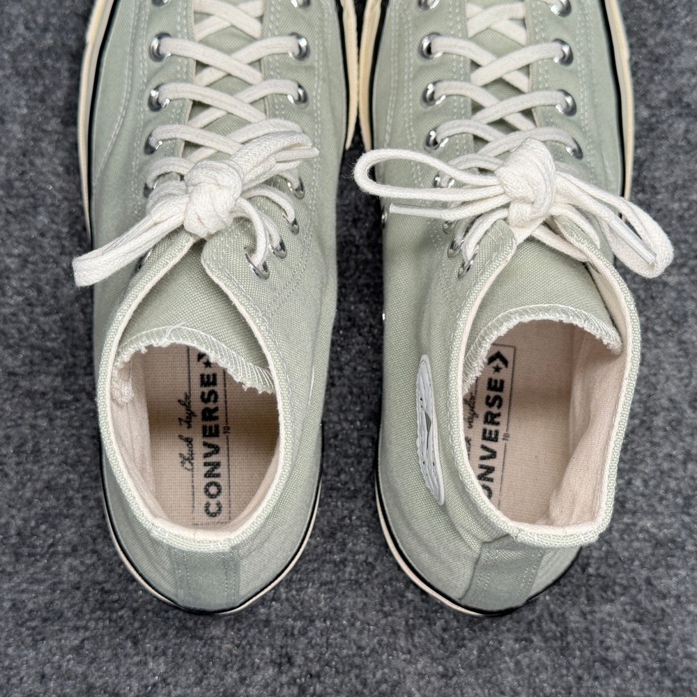 Converse Chuck 70 High Sneakers Men's 9.5 Summit Sage Green Athletic Retro Shoes - Picture 11 of 14